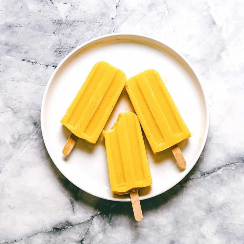 Mango Lime Popsicles