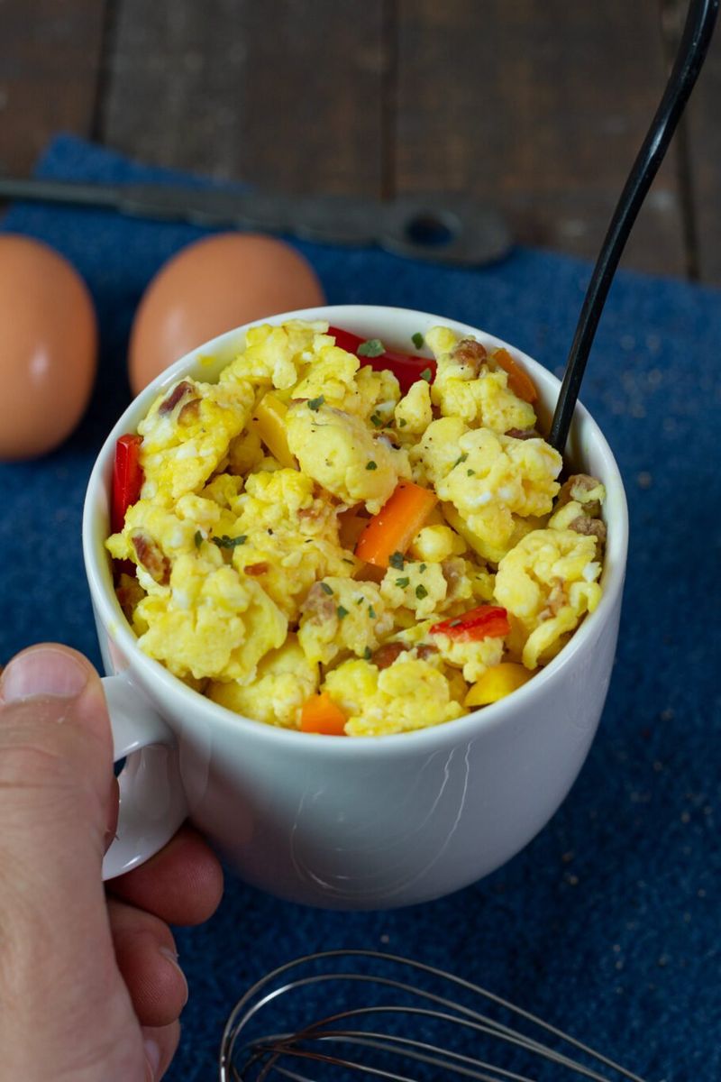 Egg And Veggie Mug Scramble