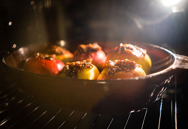 Fire-Roasted Cinnamon Apples