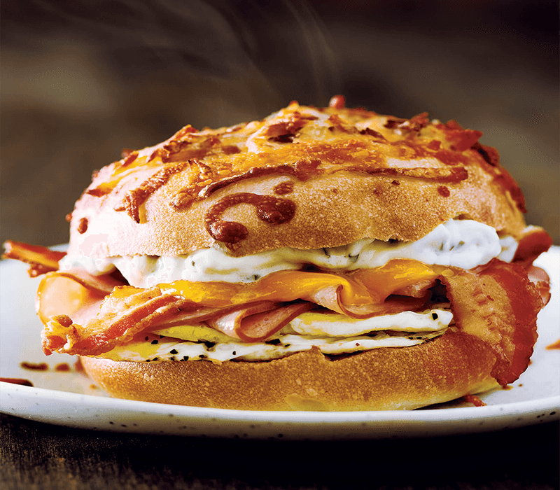 Einstein Bros. Bagel Sandwich