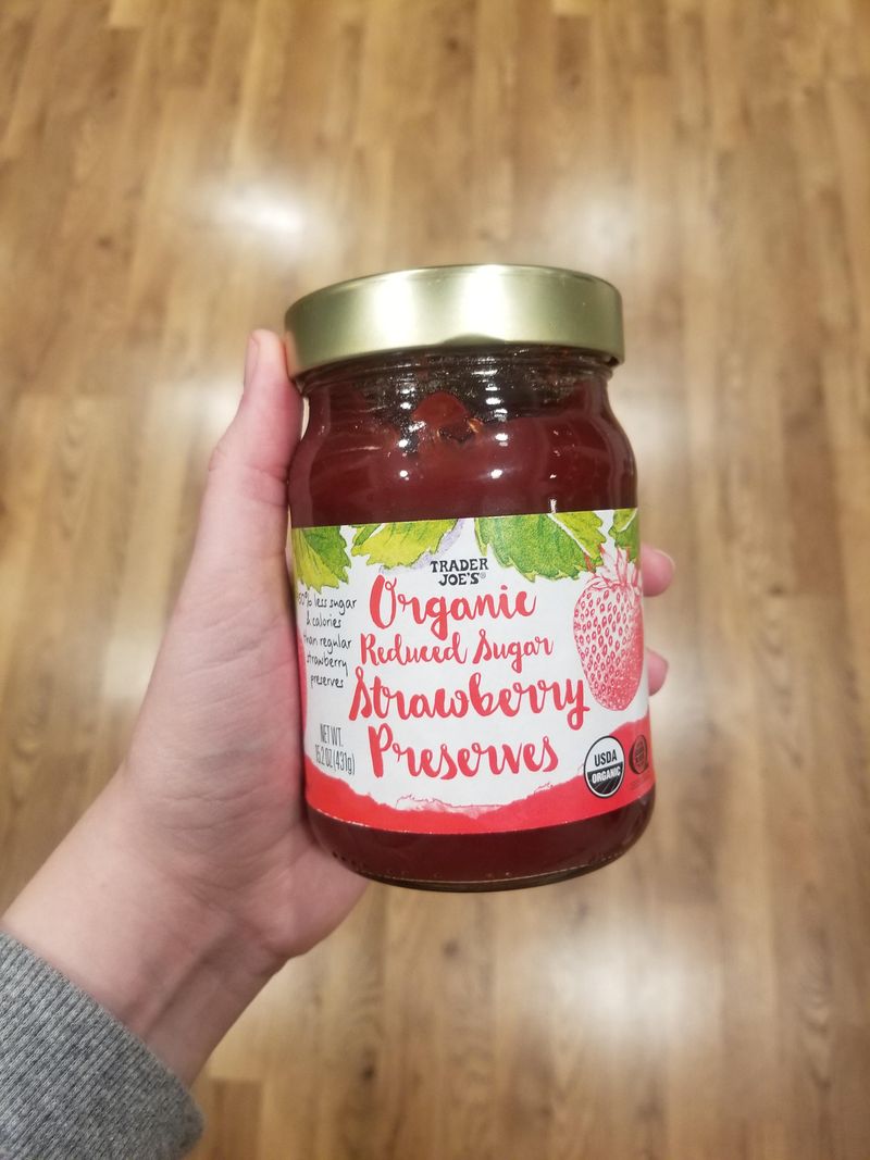 Trader Joe’s Organic Reduced Sugar Strawberry Preserves