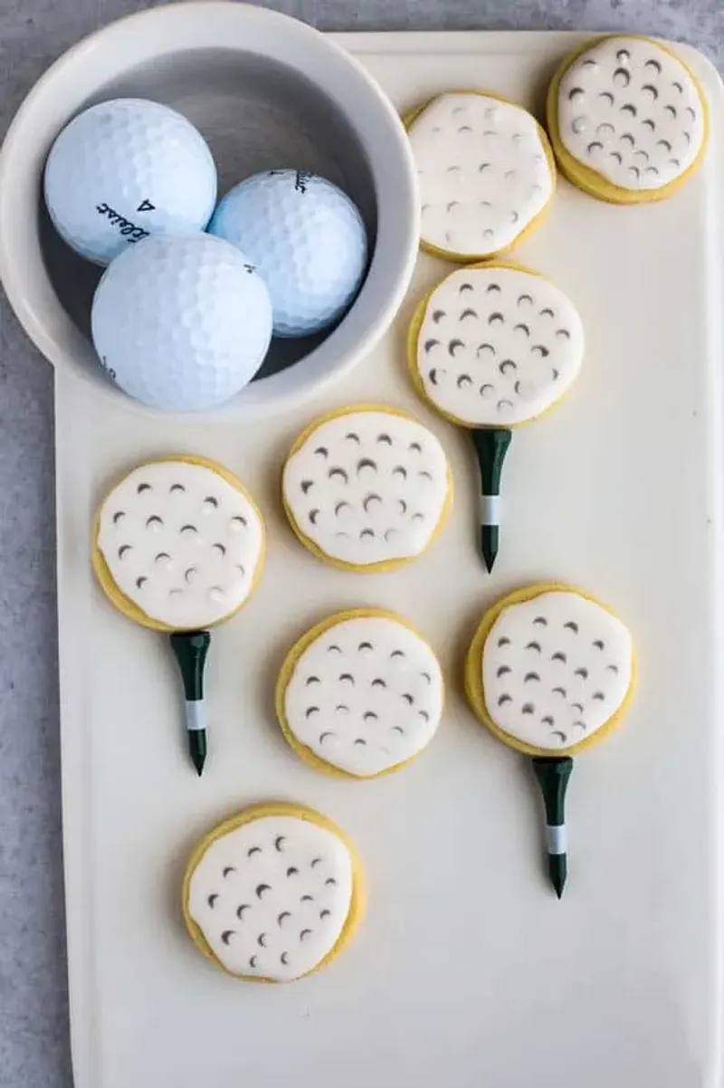 Golf Ball Sugar Cookies