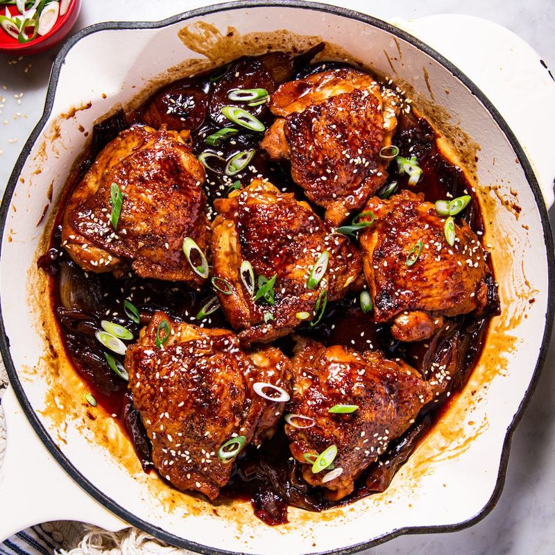 Soy-Braised Chicken Thighs