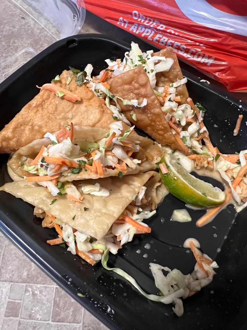 Chicken Wonton Tacos