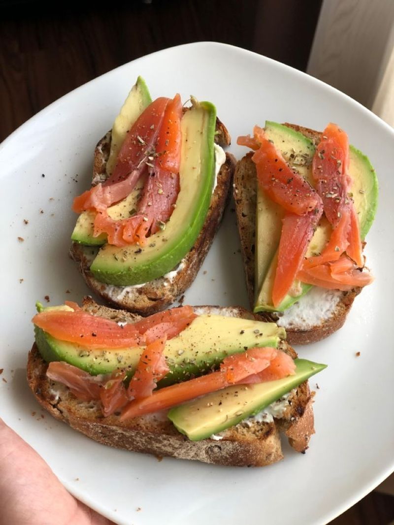 Smoked Trout And Avocado Toast