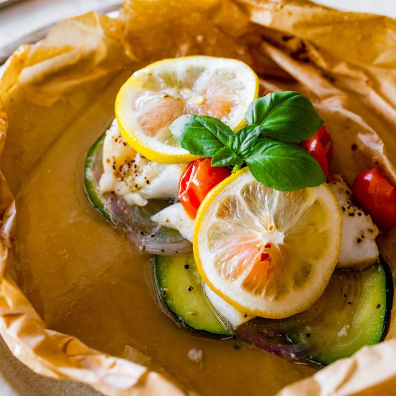 Steamed Fish En Papillote