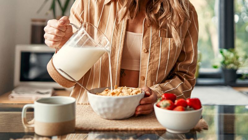 Cereal Milk Pancakes