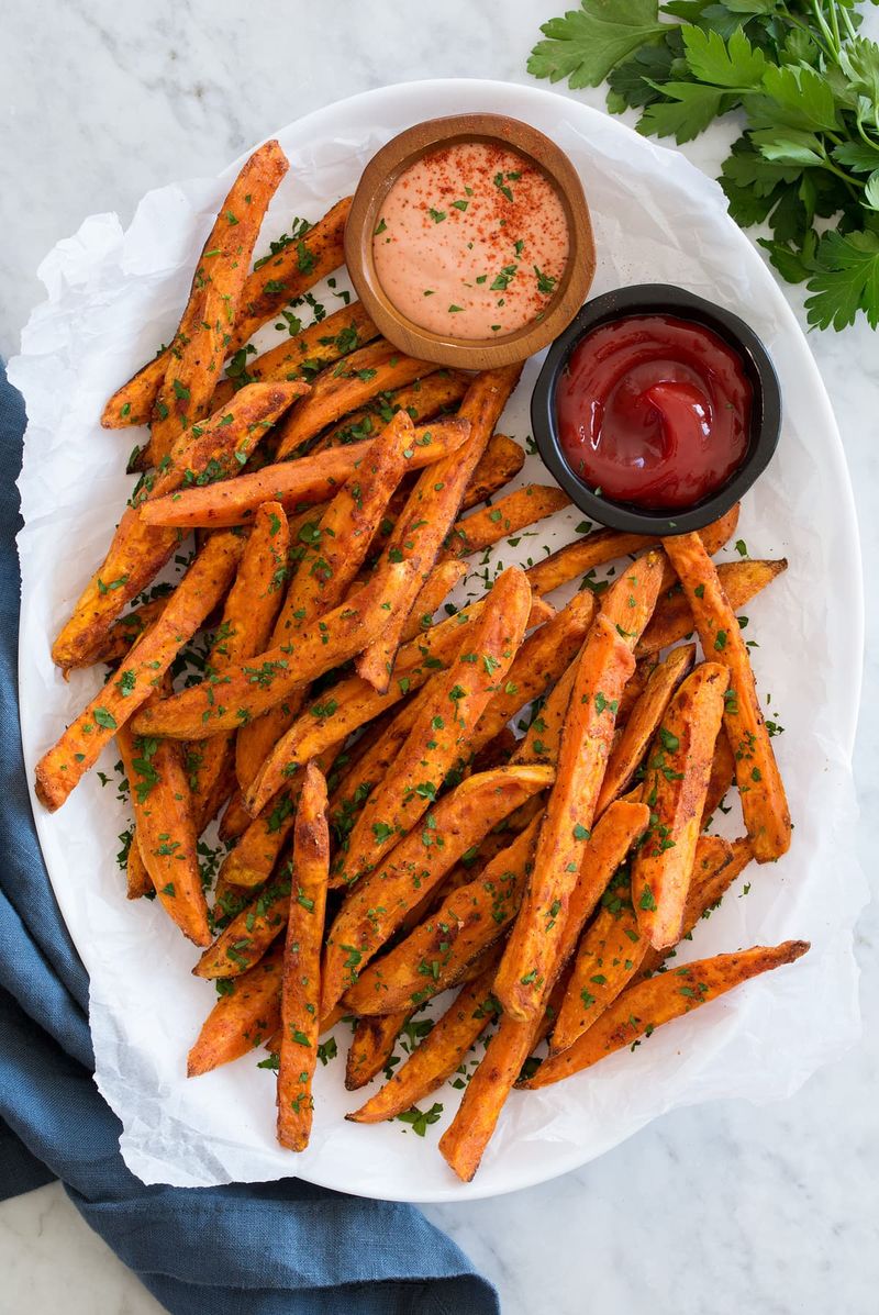 Crispy Baked Sweet Potato Fries
