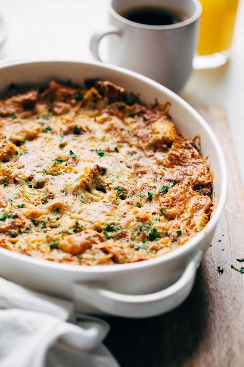 Tomato Basil Strata