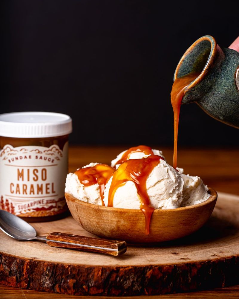 Fizzy Miso Caramel Sauce