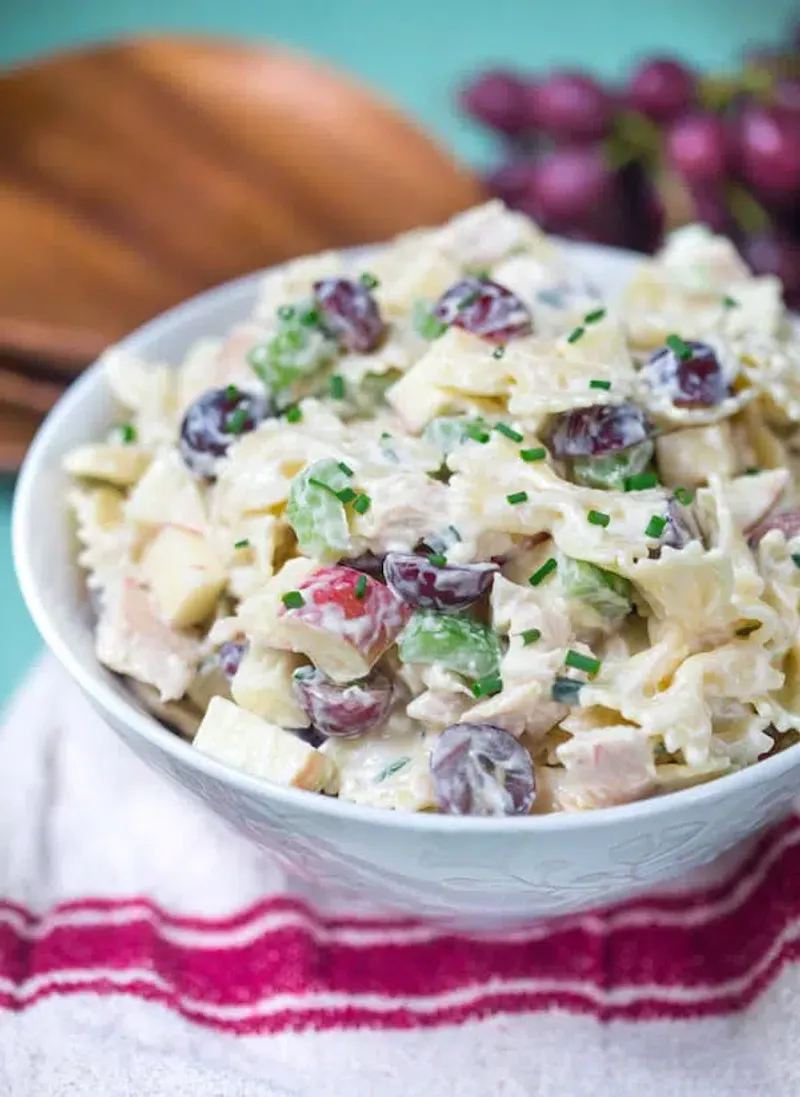 Chicken Waldorf Pasta Salad