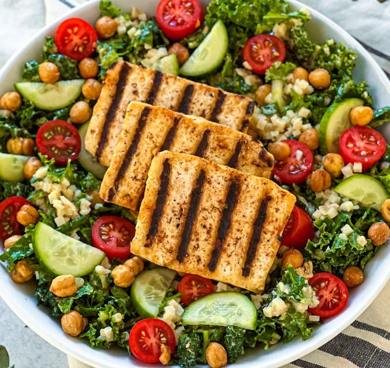 BBQ Tofu Caesar
