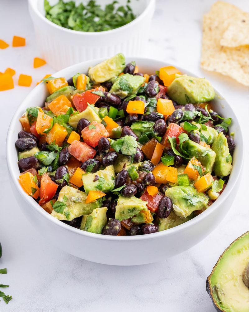 Avocado And Black Bean Salsa