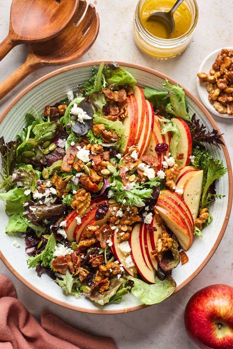 Apple Walnut Arugula Salad
