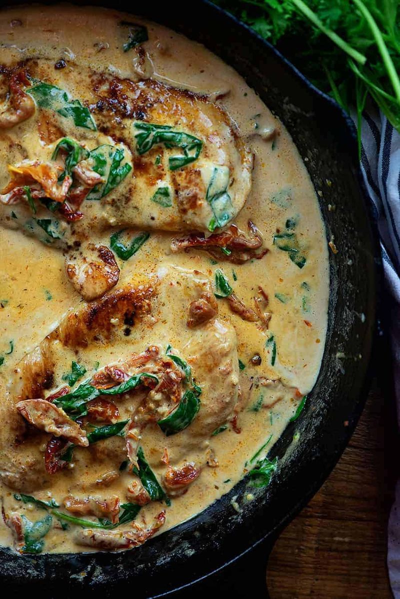 Creamy Tuscan Chicken (No Pasta Needed)