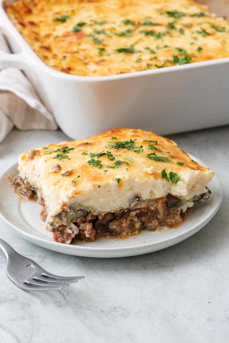 Mediterranean Eggplant Moussaka