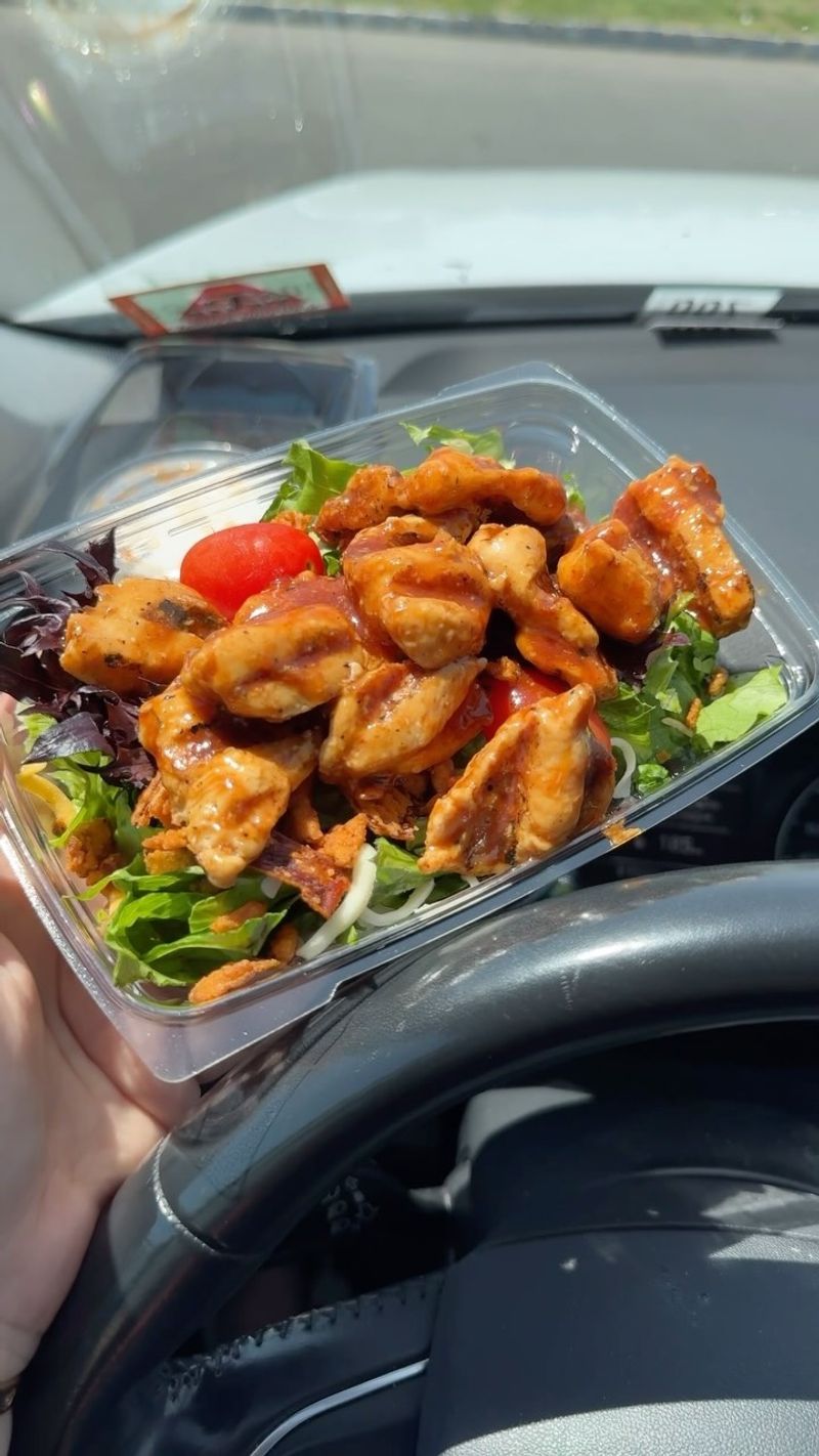 Grilled Nuggets On A Salad
