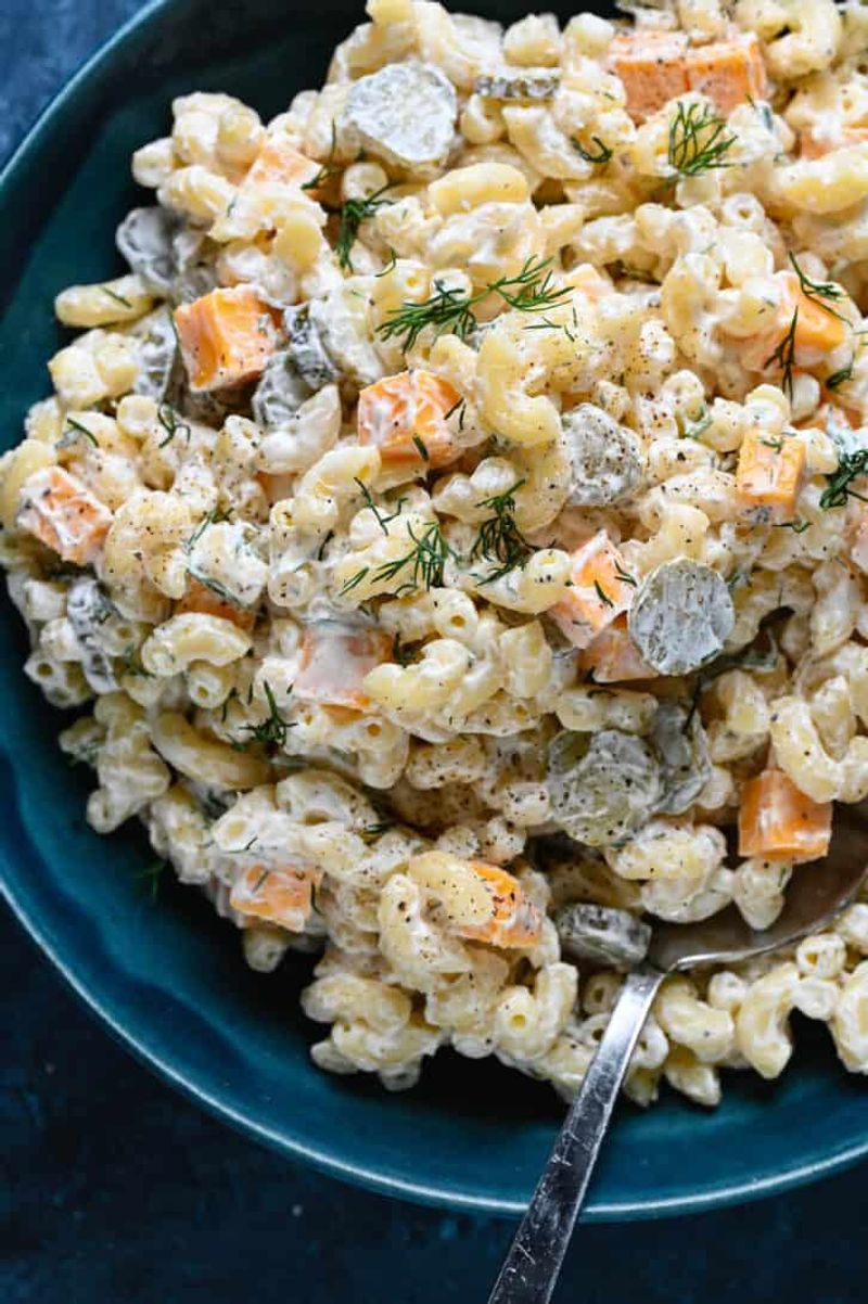 Dill Pickle Pasta Salad