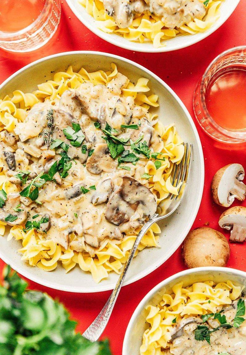 Mushroom Stroganoff