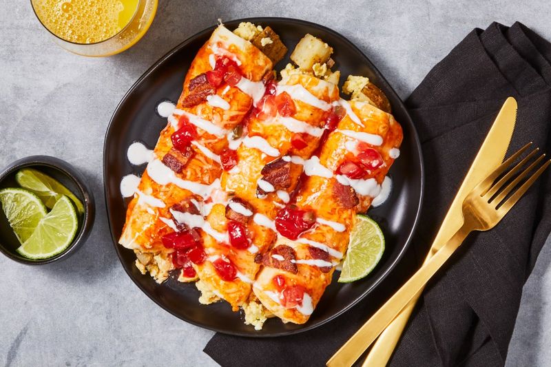 Breakfast Burrito Enchiladas