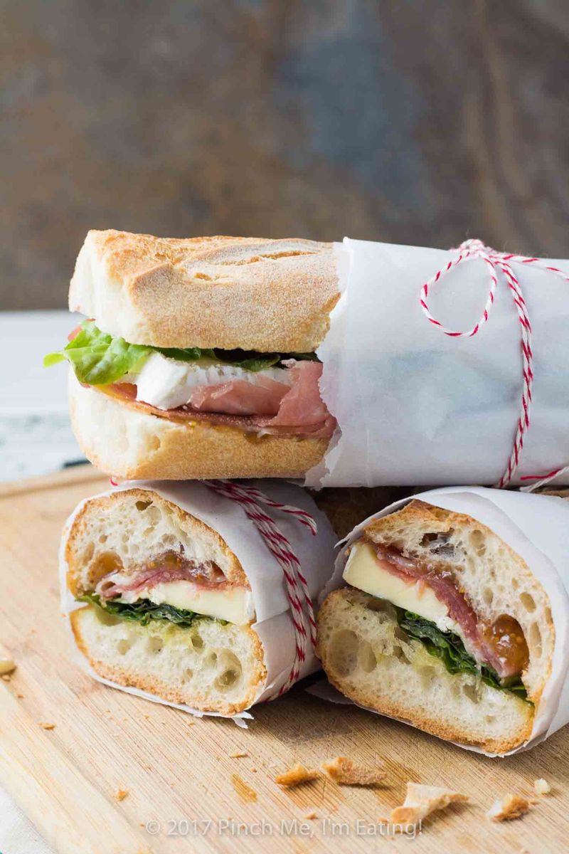 Prosciutto, Fig And Brie Baguette