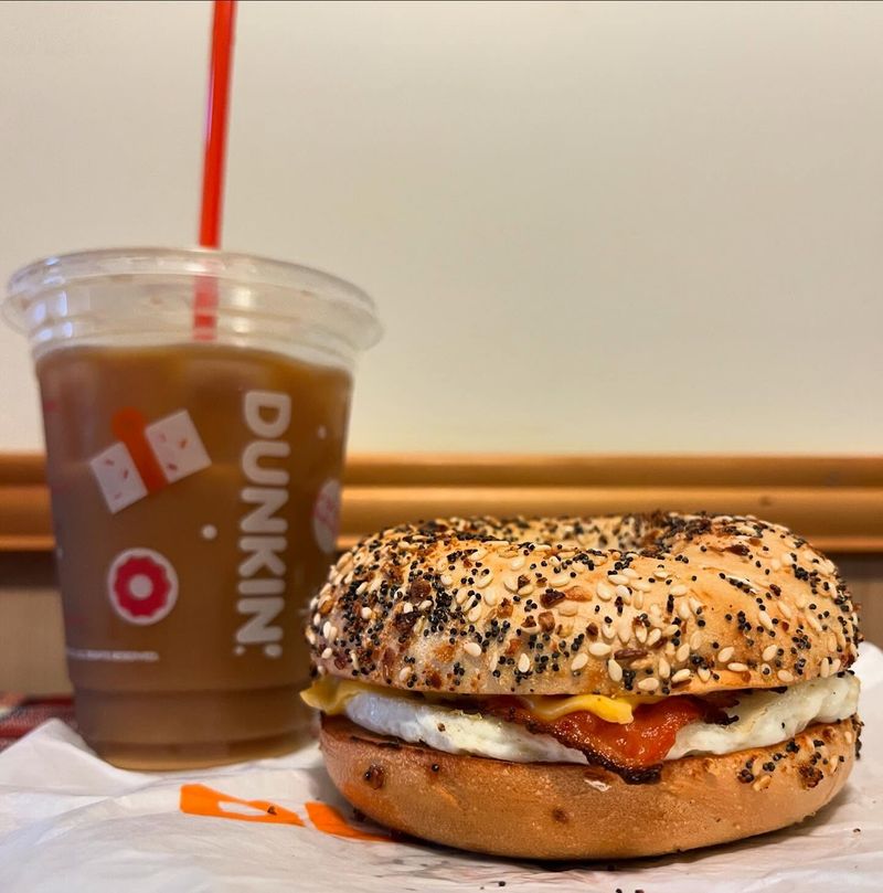 Dunkin’ Bacon, Egg & Cheese On Bagel