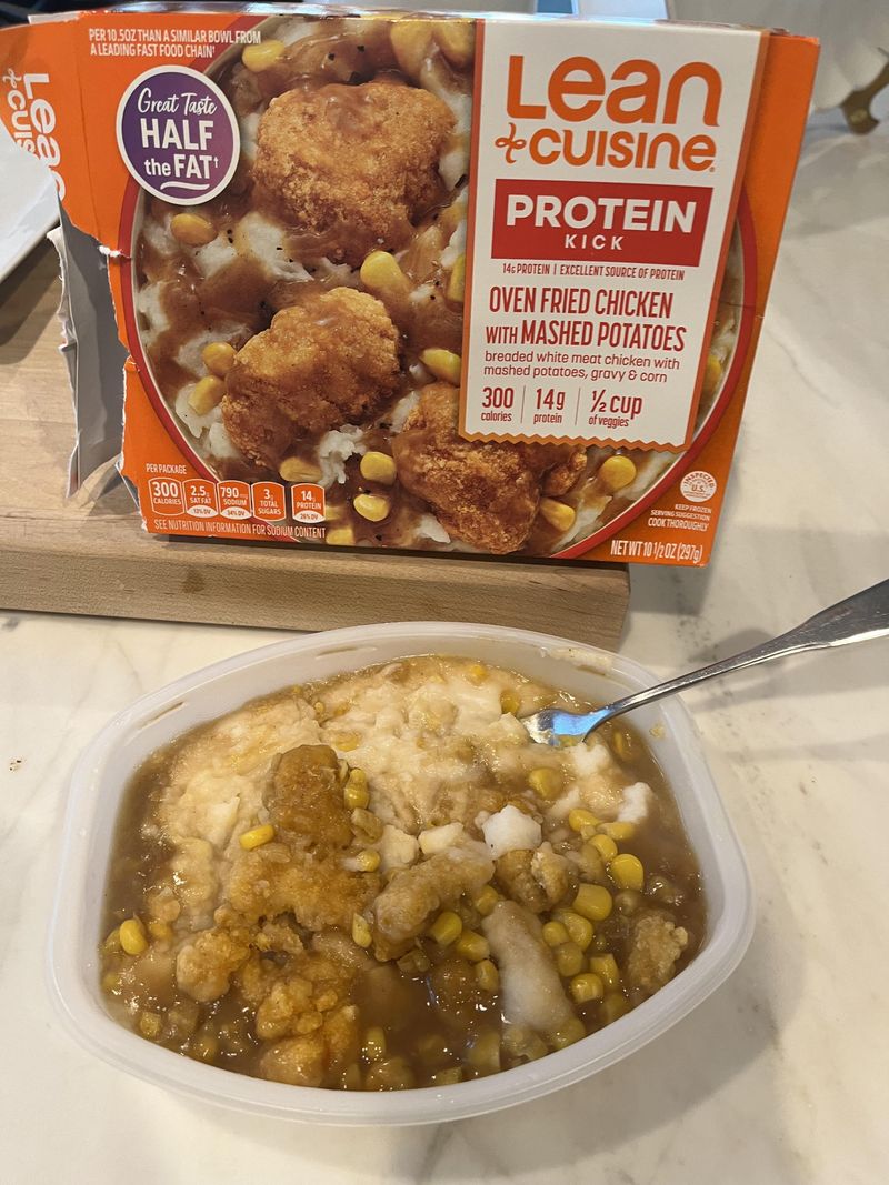 Fried Chicken With Mashed Potatoes