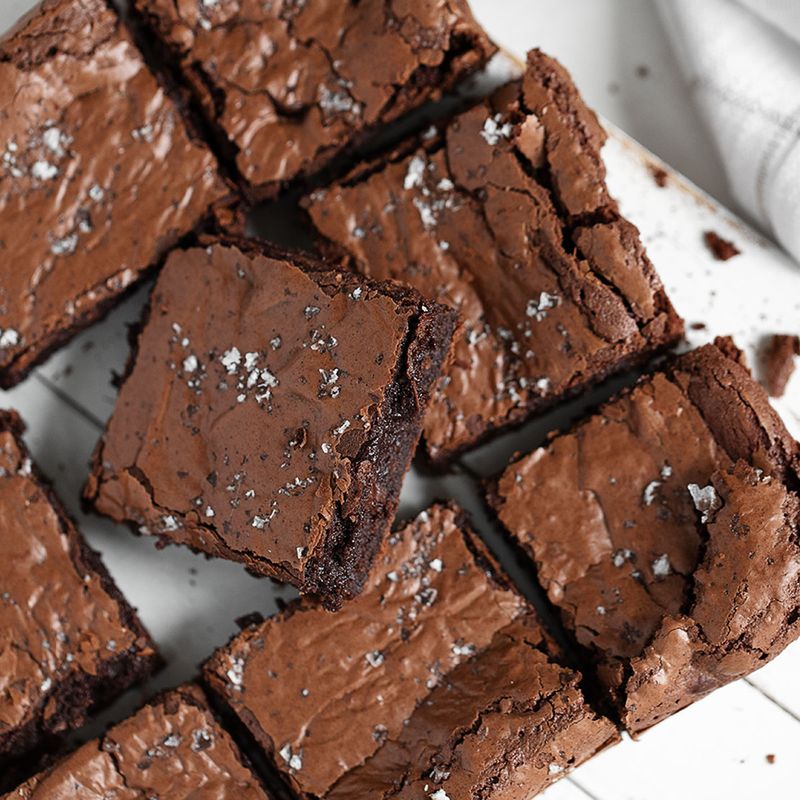 Fudgy Brownies With Crackly Tops