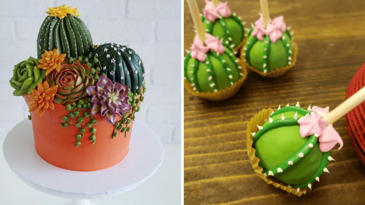 Cactus Cake Ideas That Are Almost Too Cute To Slice