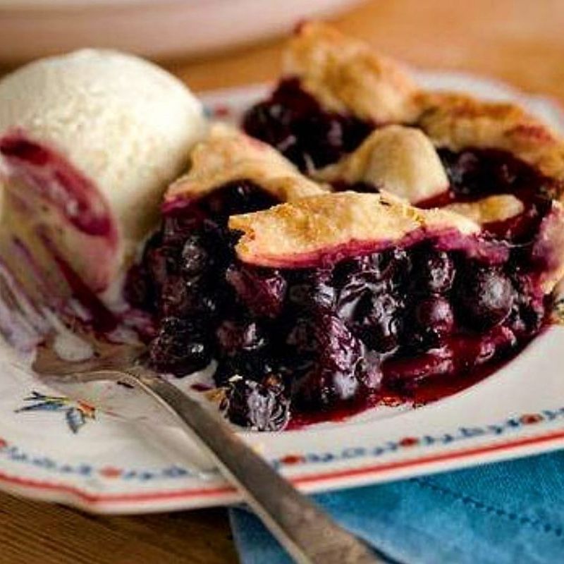 Saskatoon Berry Pie: Prairie Purple Perfection