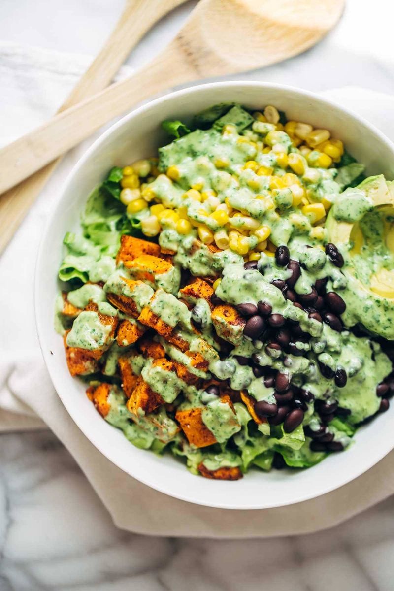 Southwest Caesar With Corn And Jalapeño