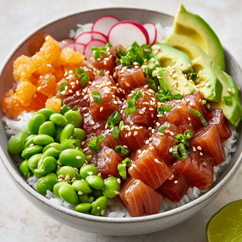 Tuna Poke Bowls