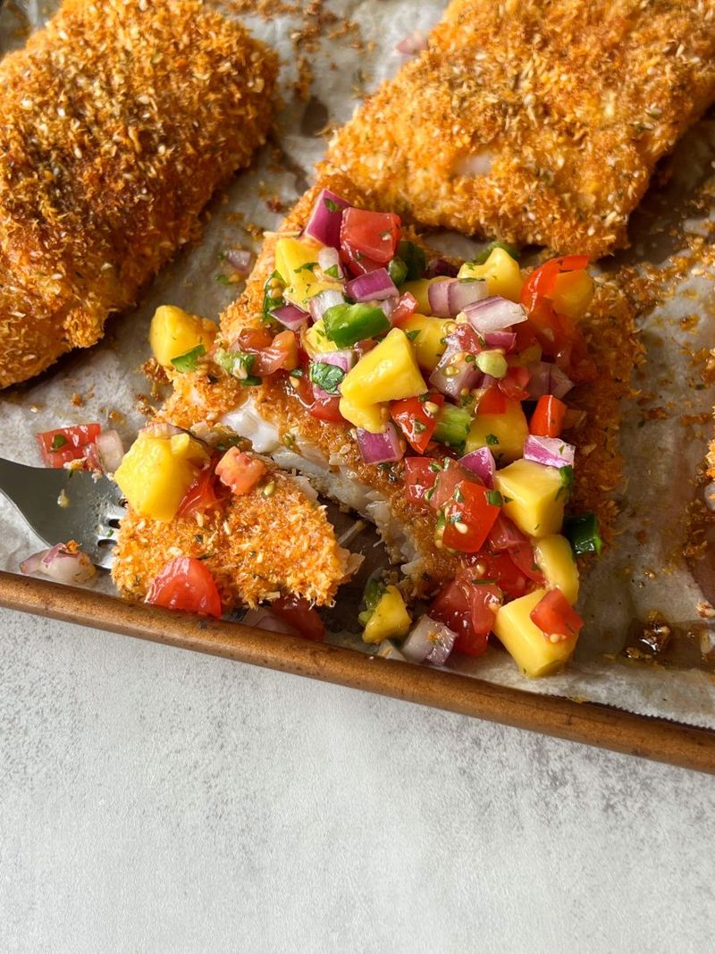 Crispy Coconut Baked Cod