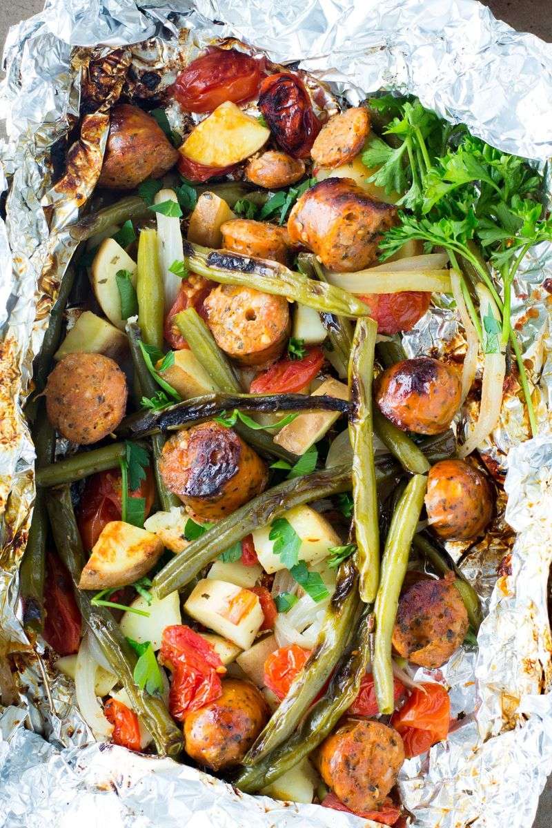 Italian Sausage With Zucchini And Tomatoes