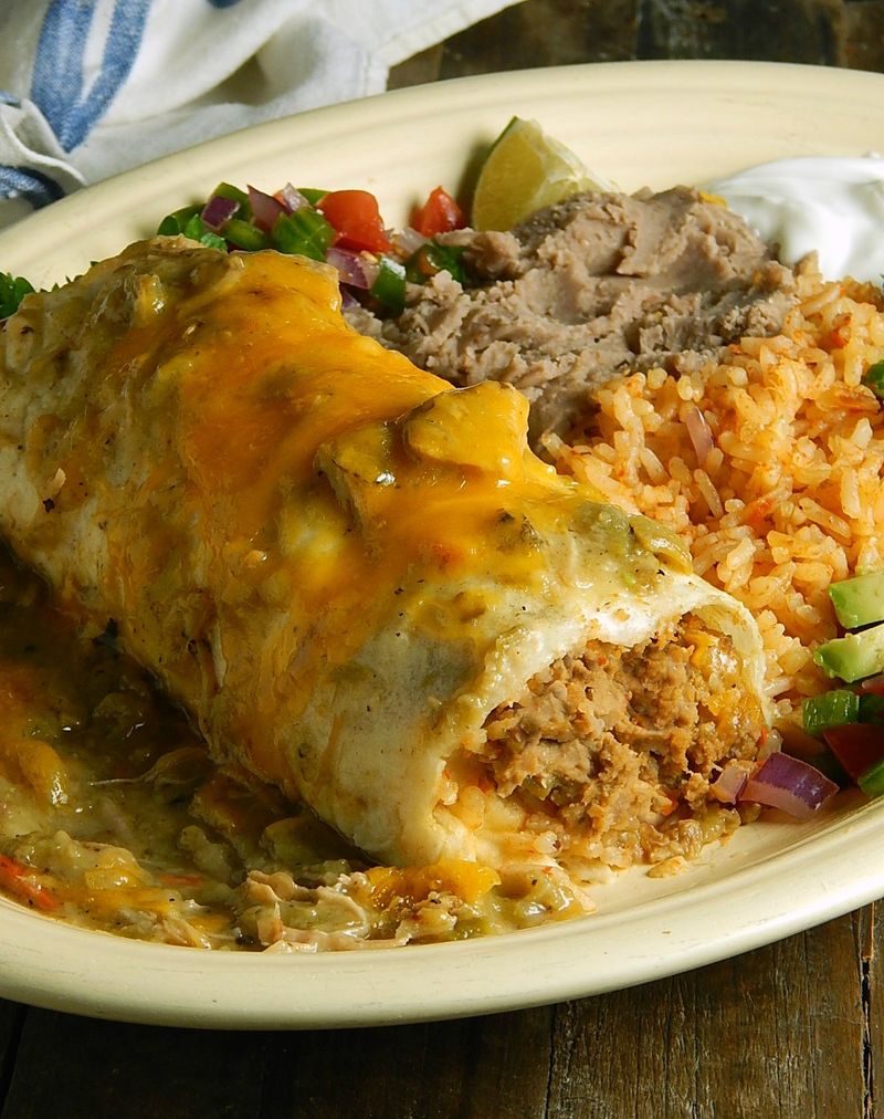 Colorado's Green Chili Burrito