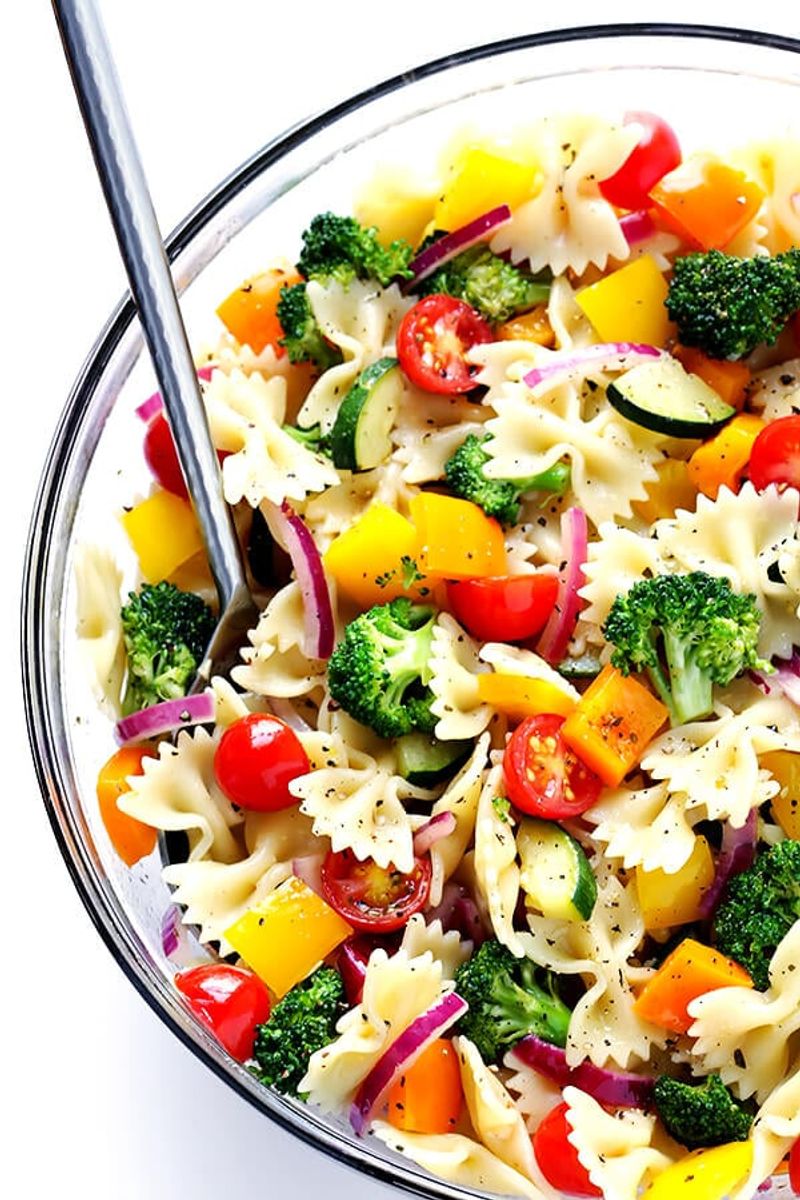 Pasta Salad With Summer Veggies