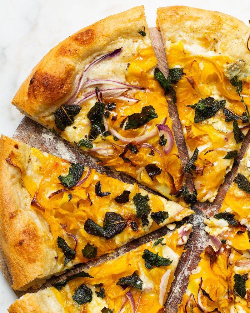 Butternut Squash And Sage Pizza