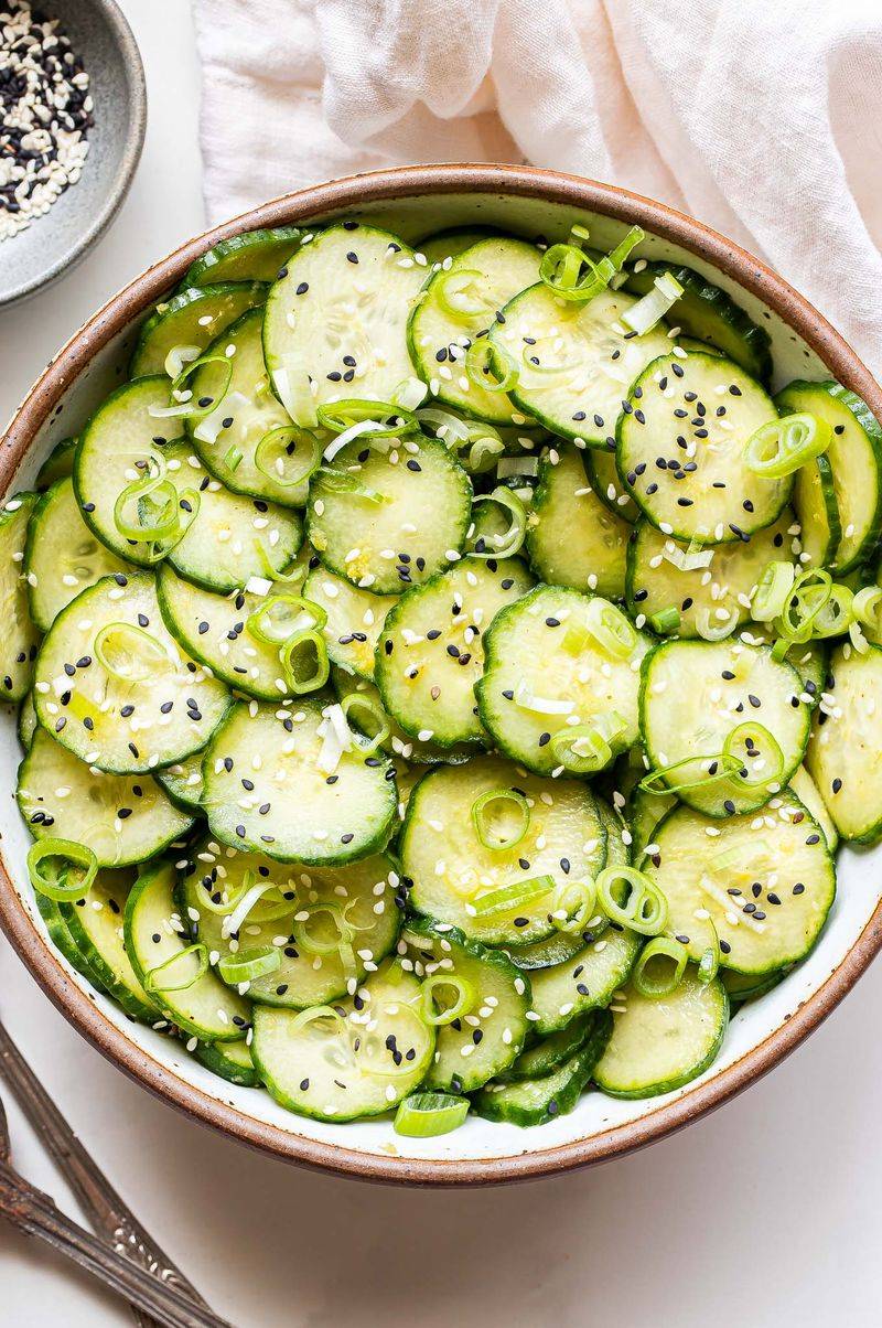 Asian Cucumber Sesame Salad