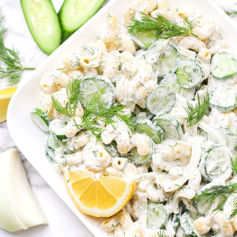 Dill-icious Cucumber Yogurt Shells