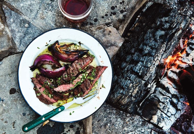Skirt Steak With Vibrant Salsa Verde