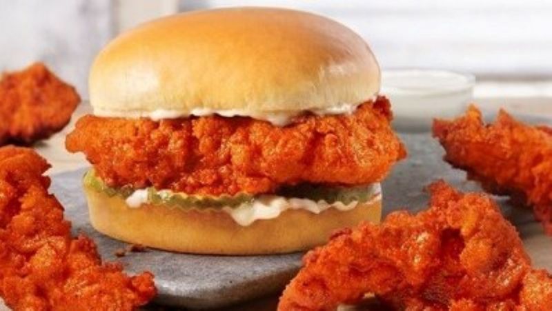 Hardee's Hand-Breaded Spicy Chicken Sandwich