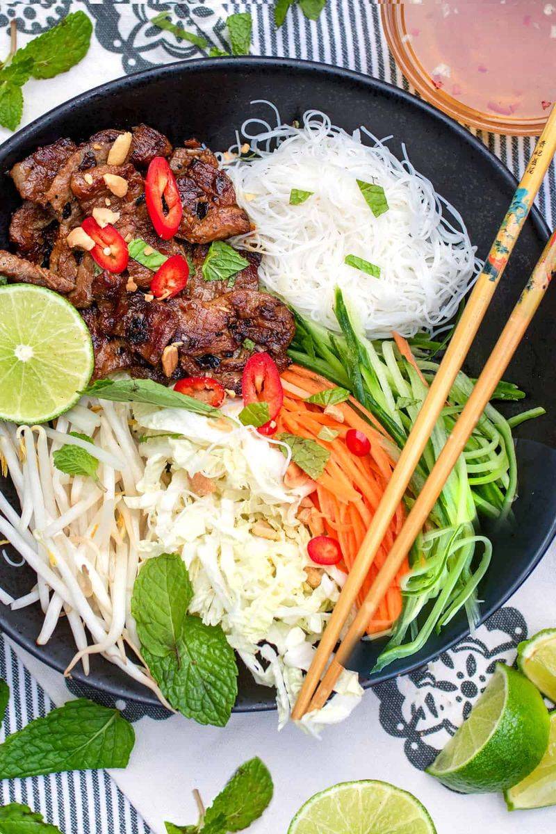 Vietnamese Noodle Salad With Pork