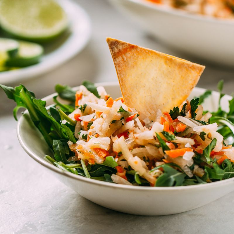 Jicama Slaw With Citrus Dressing