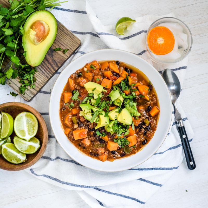 Sweet Potato Black Bean Chili