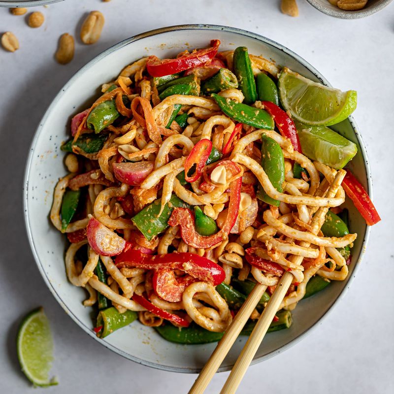 Peanut Butter Ramen Stir-Fry