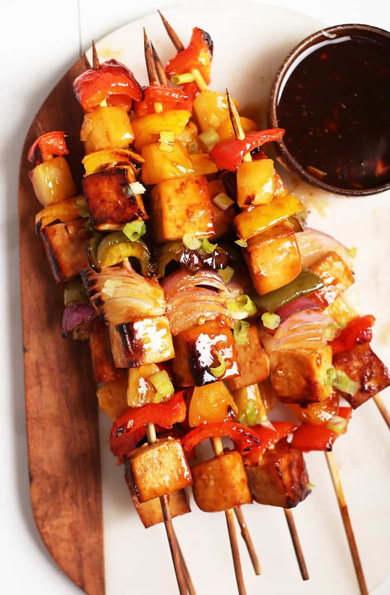 BBQ Tofu Skewers