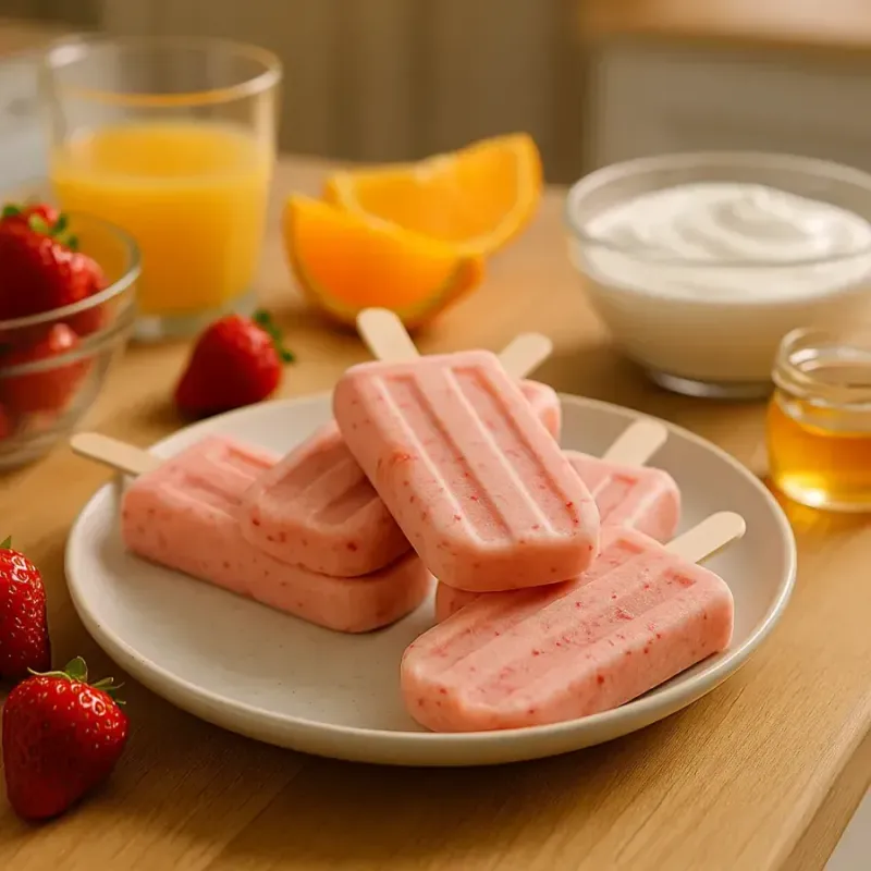 Frozen Prosecco Popsicles