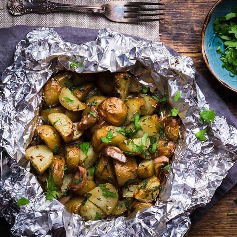 Smoky Grilled Potato Packets