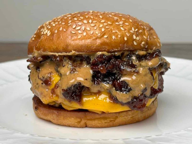 Peanut Butter On Hamburgers