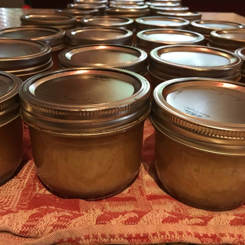 Applesauce In A Metal Can